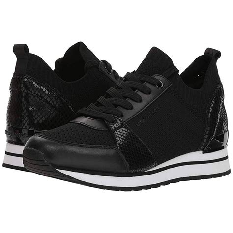 michael kors billie sneakers black|Michael Kors black sneakers women's.